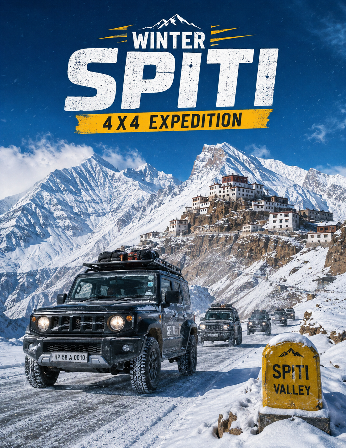 Winter Spiti 4x4 Expidition